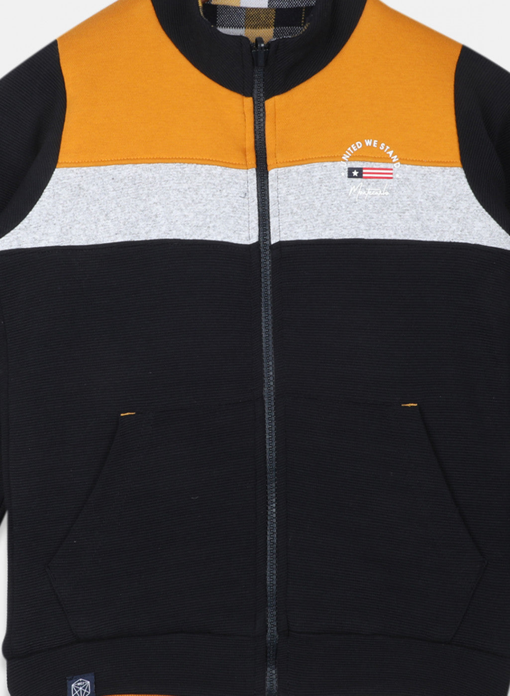 Boys Navy Blue Printed Sweatshirt