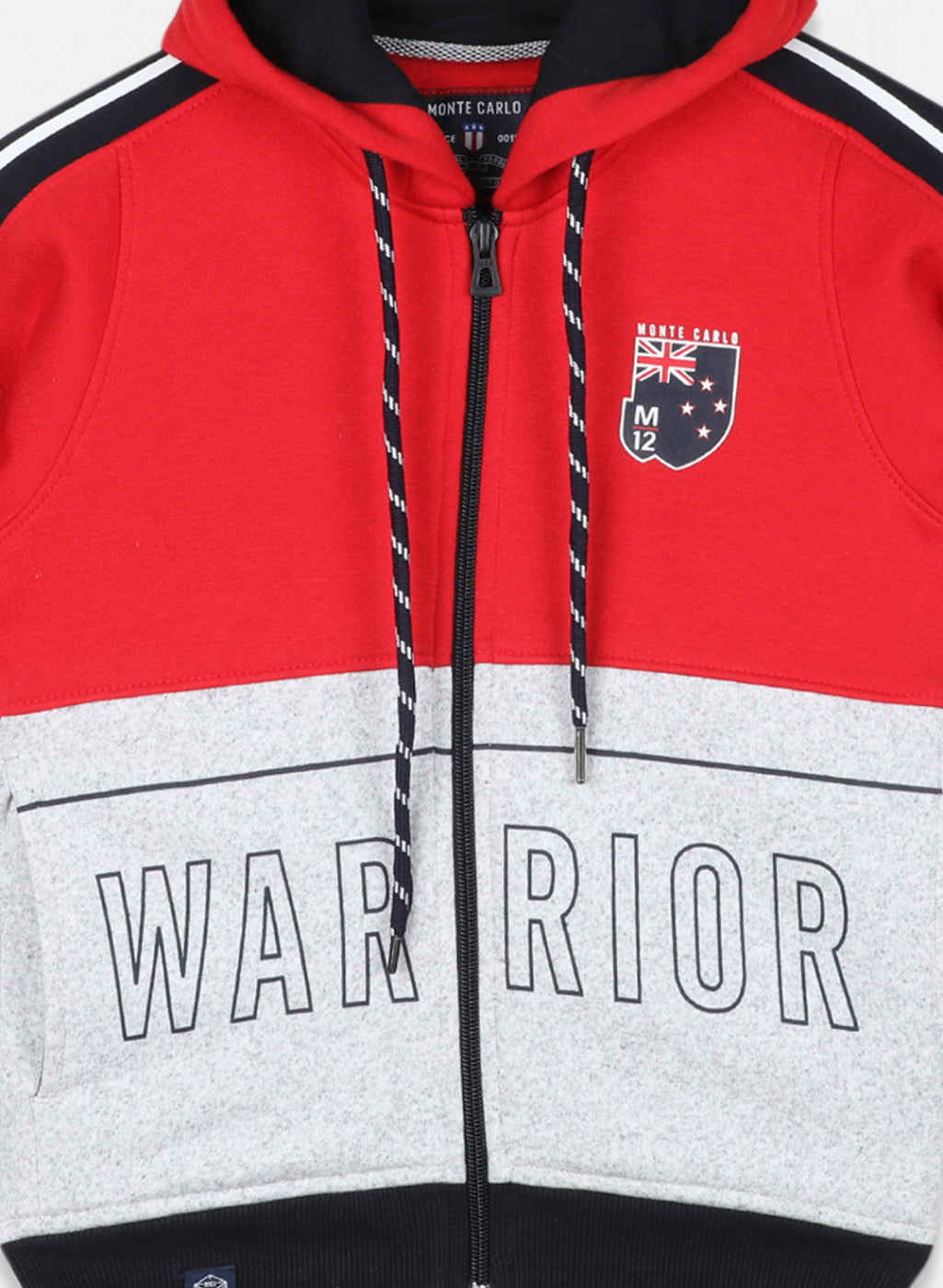 Boys Red Printed Sweatshirt