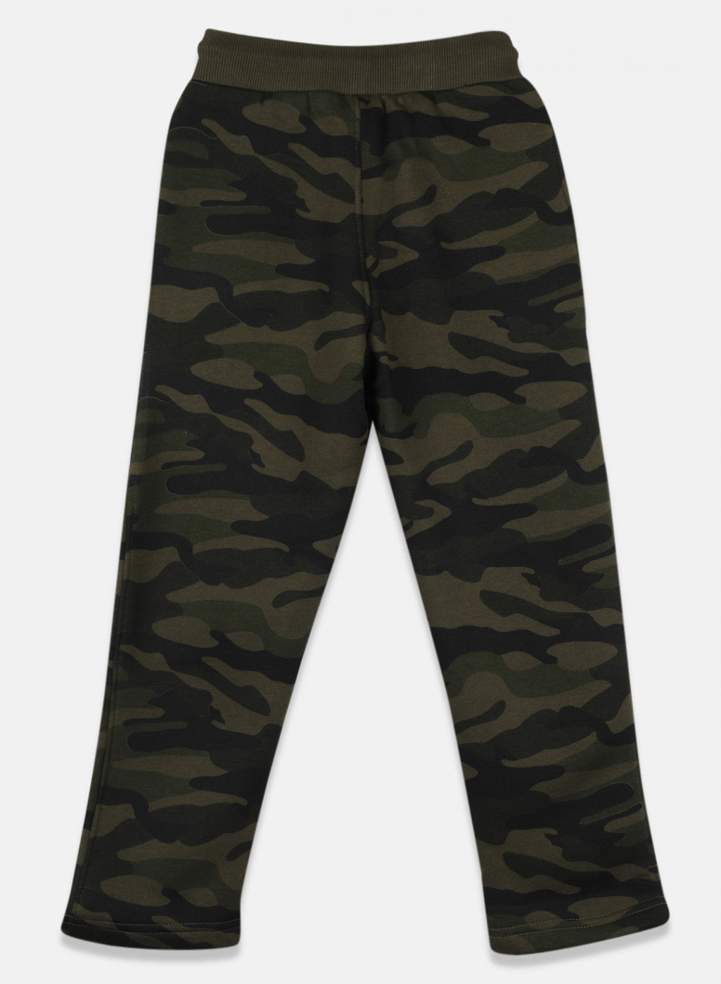 Boys Olive Printed Lower