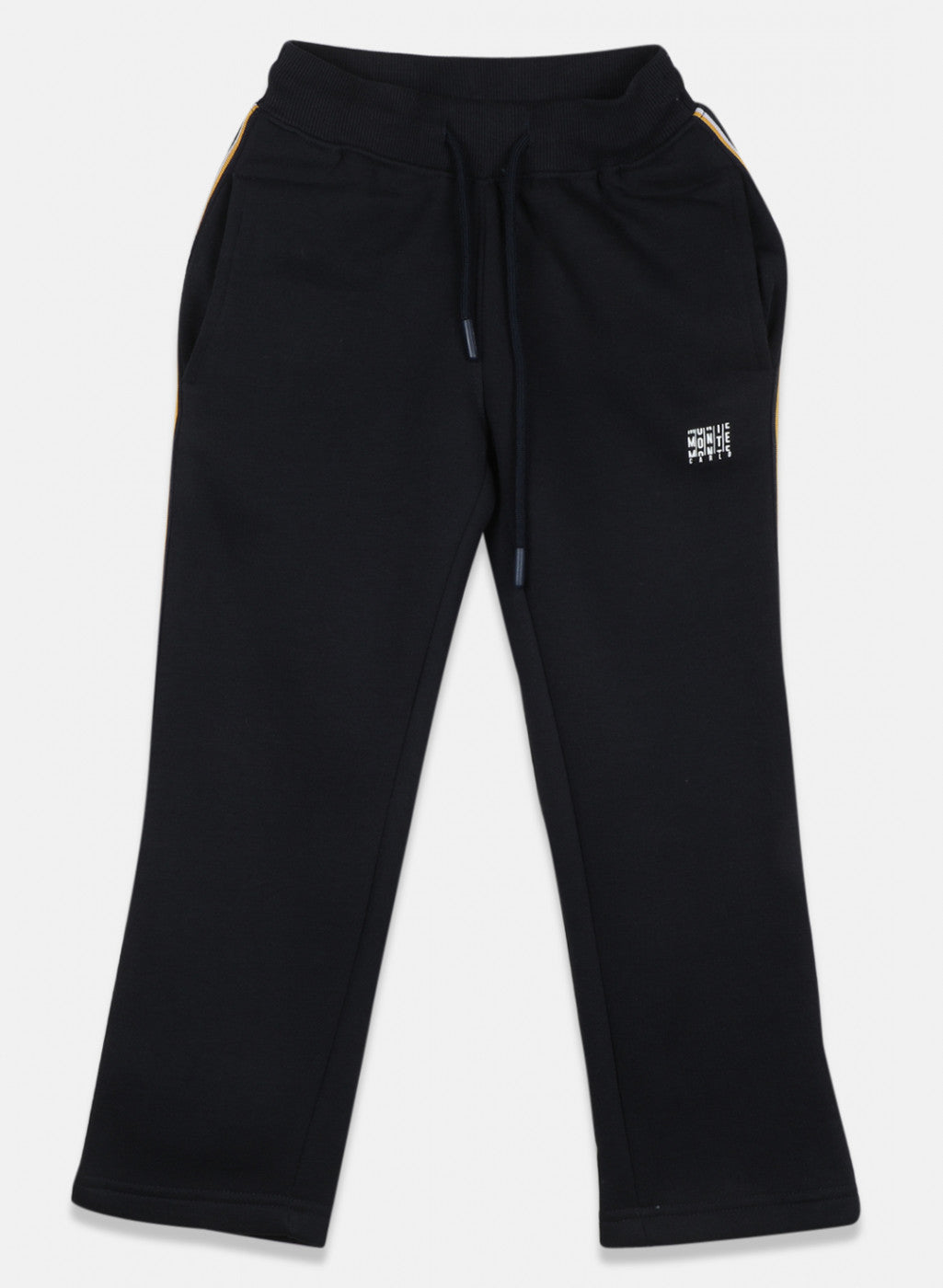 Boys Mustard & Navy Printed Tracksuit