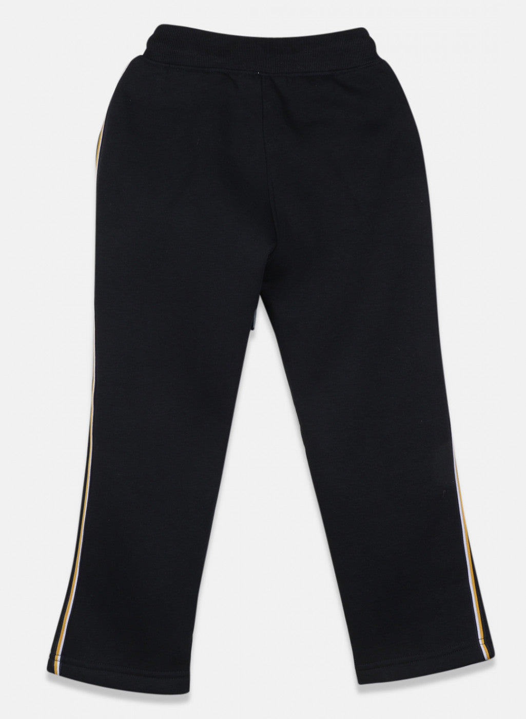 Boys Mustard & Navy Printed Tracksuit