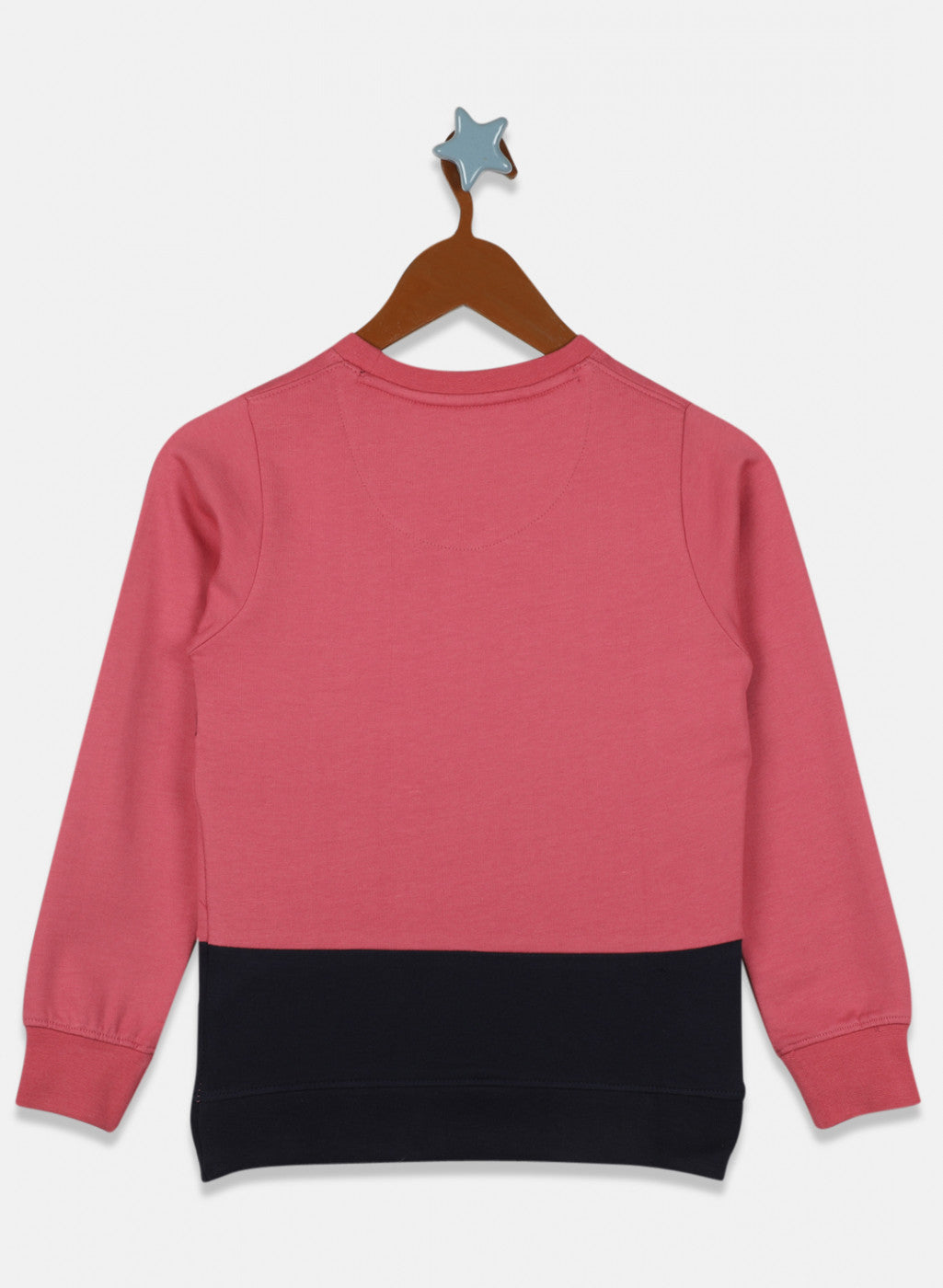 Boys Pink Printed Sweatshirt
