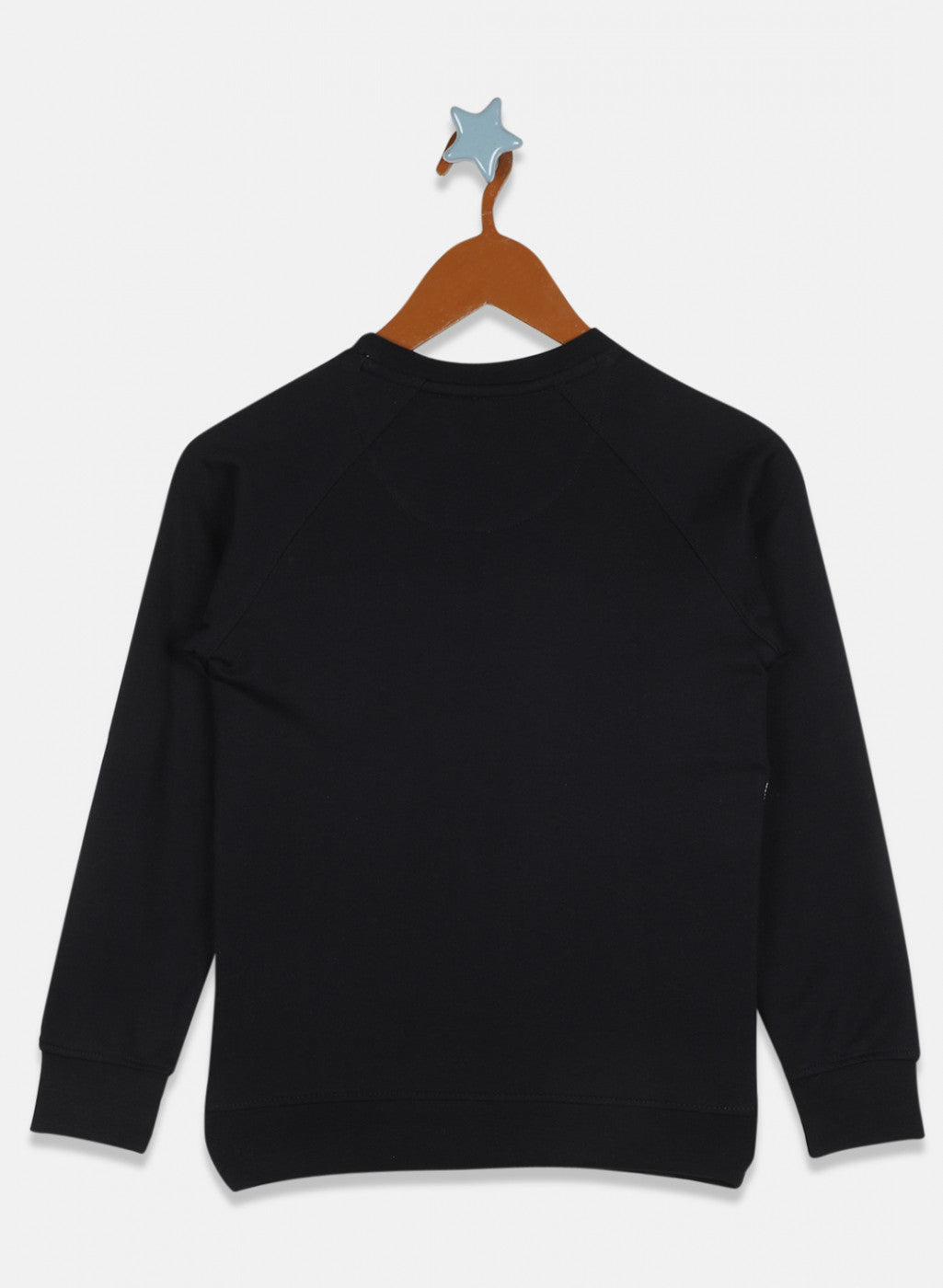 Boys Black & White Printed Sweatshirt