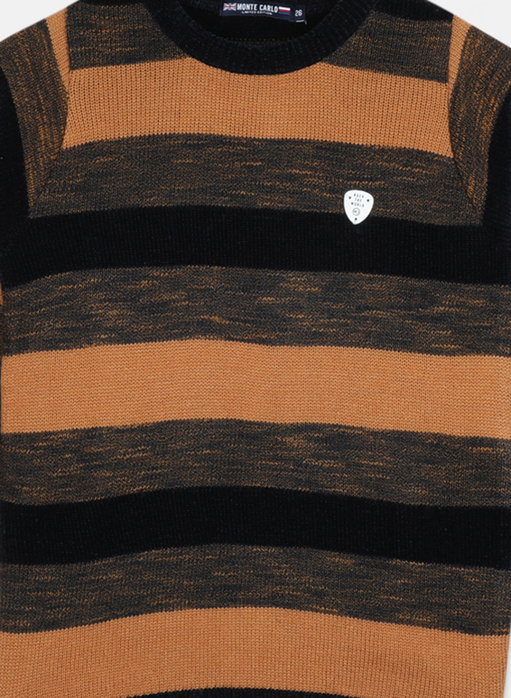 Boys Navy Blue Stripe Pullover