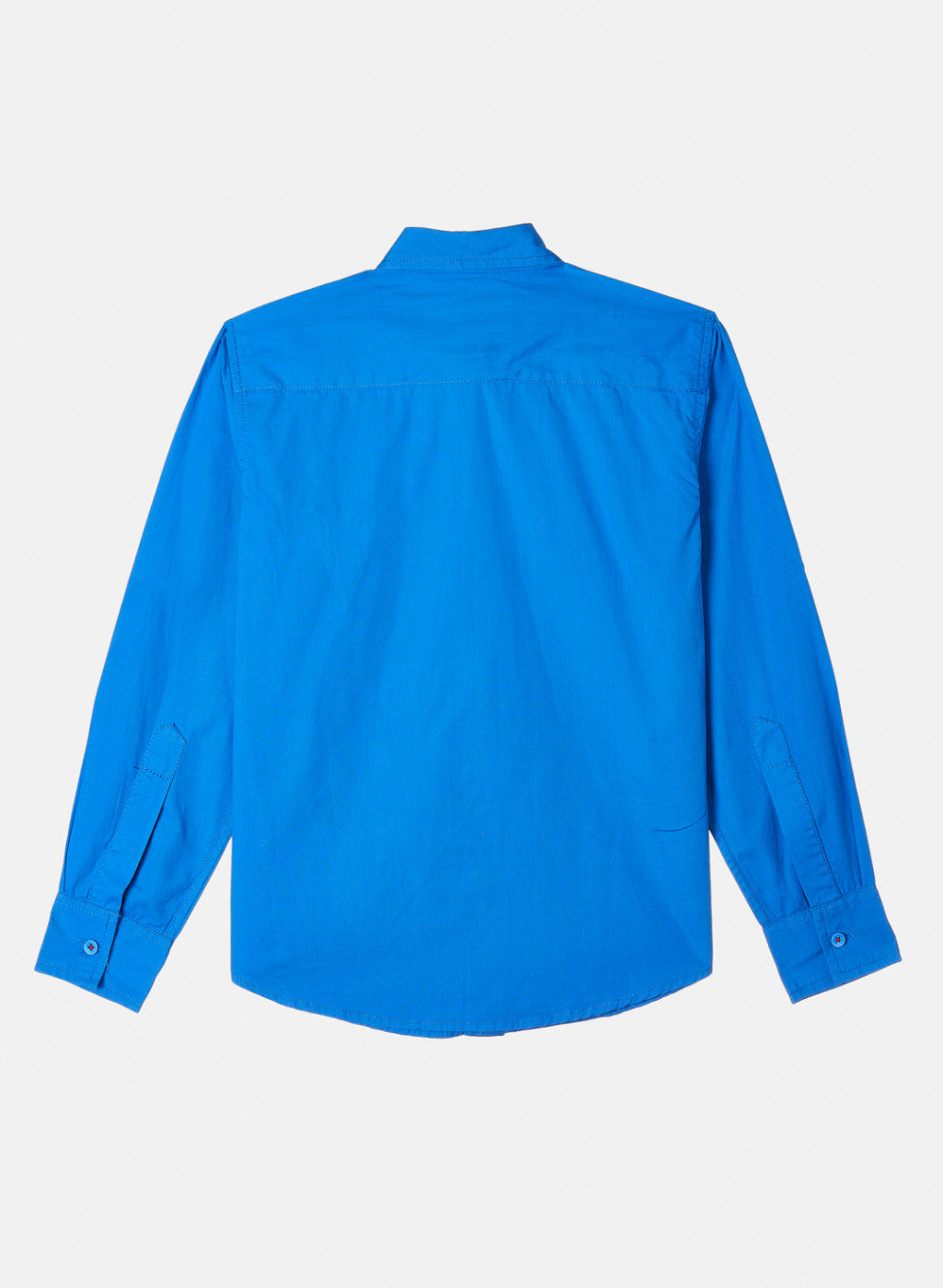 Boys Royal Blue Solid Shirt