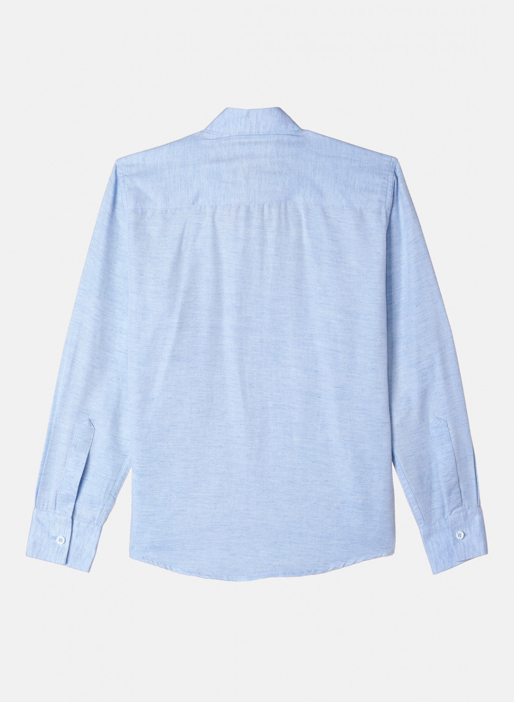 Boys Blue Solid Shirt