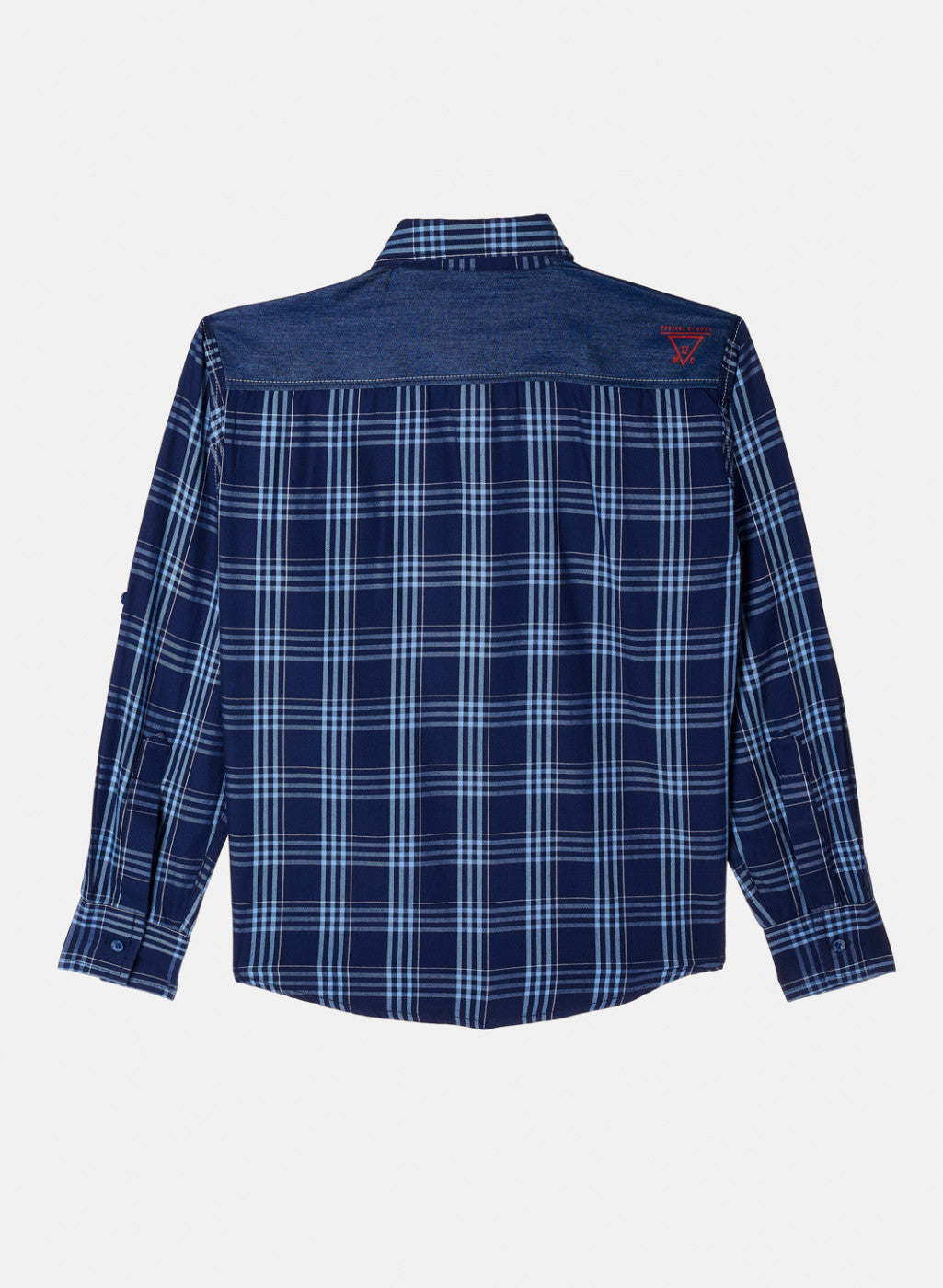 Boys Blue Check Shirt