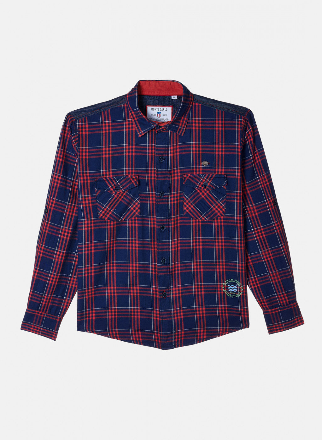 Boys Red Check Shirt