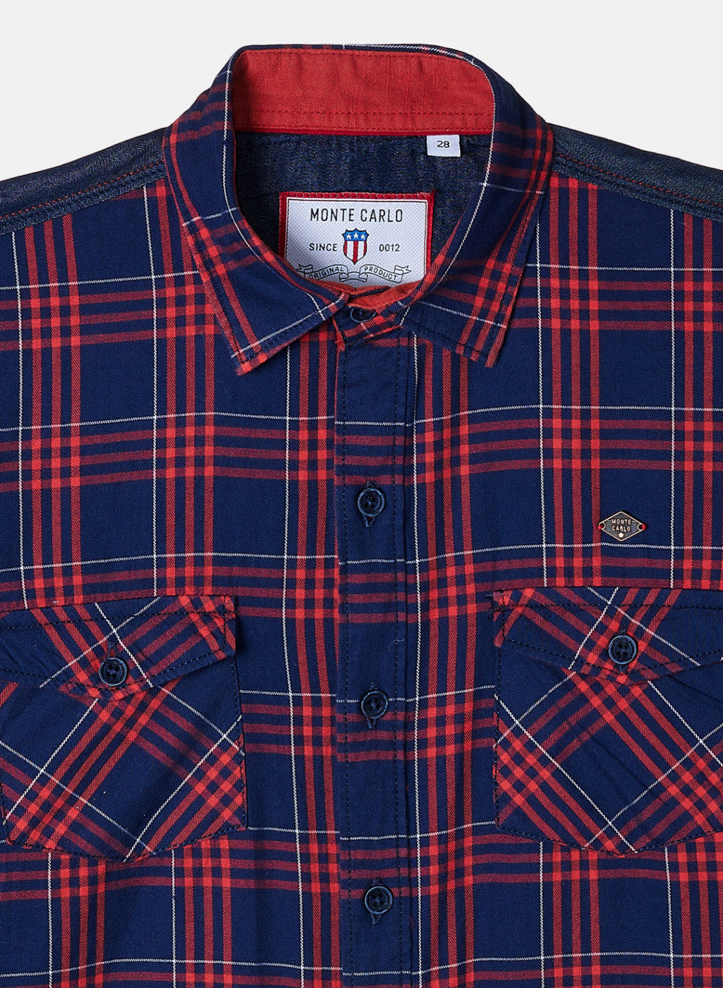 Boys Red Check Shirt