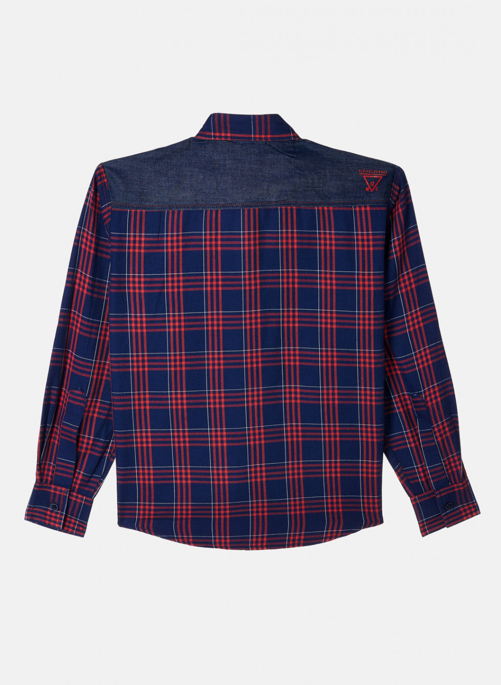 Boys Red Check Shirt