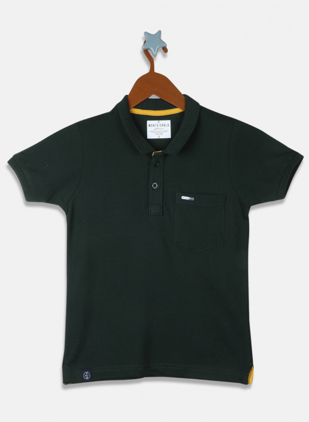 Boys Green Printed T-Shirt