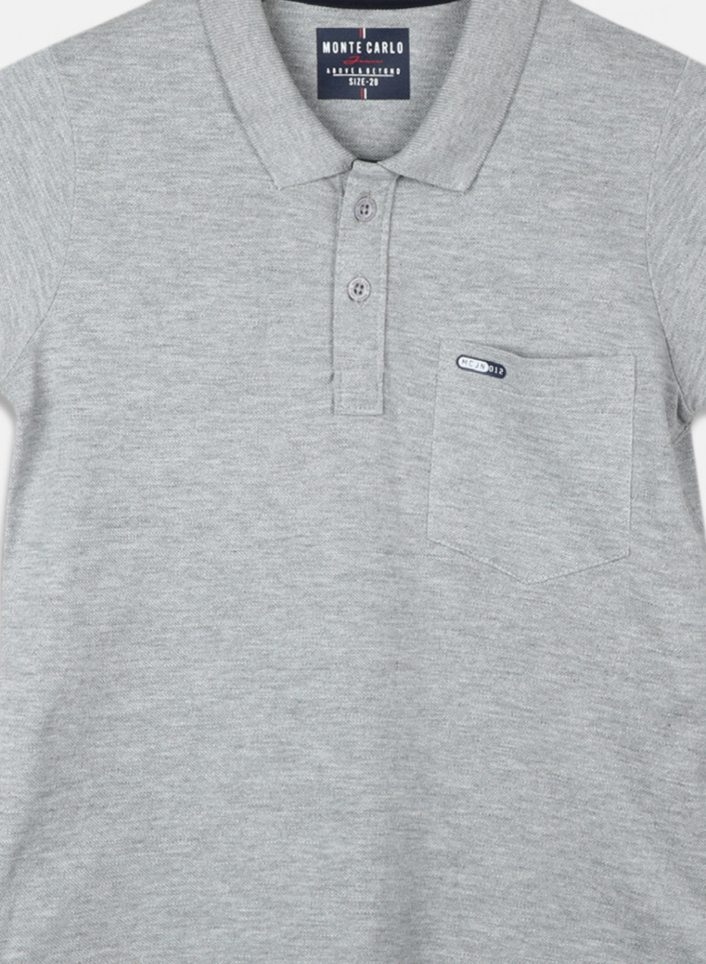 Boys Grey Printed T-Shirt