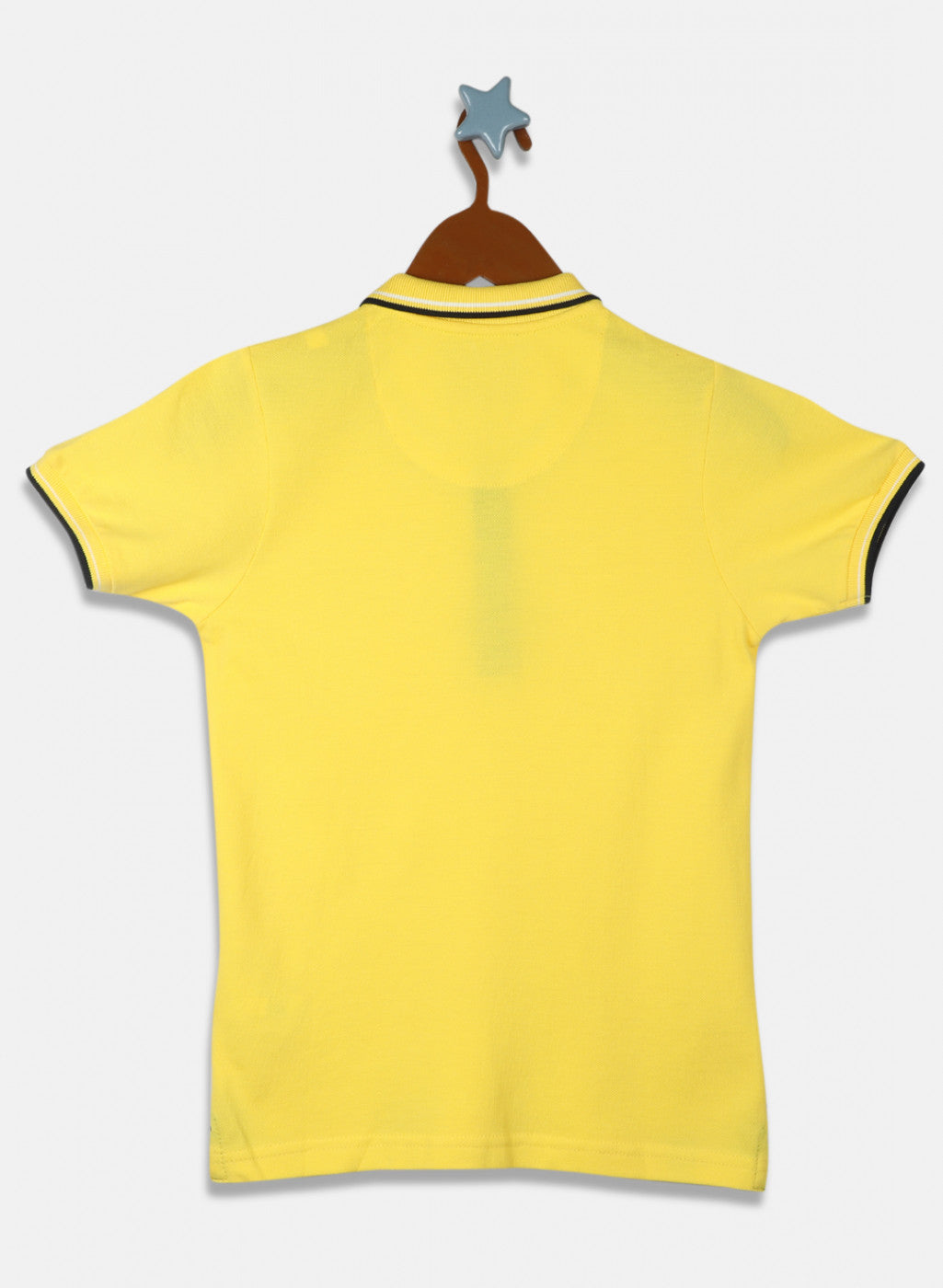 Boys Yellow Printed T-Shirt