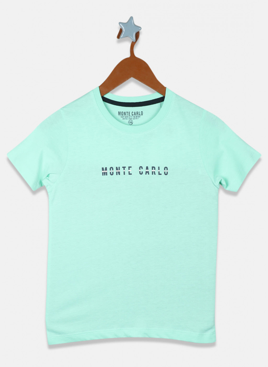 Boys Green Printed T-Shirt