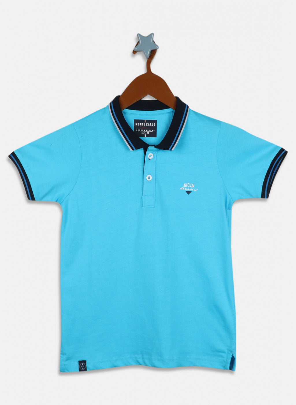 Boys Blue Printed T-Shirt