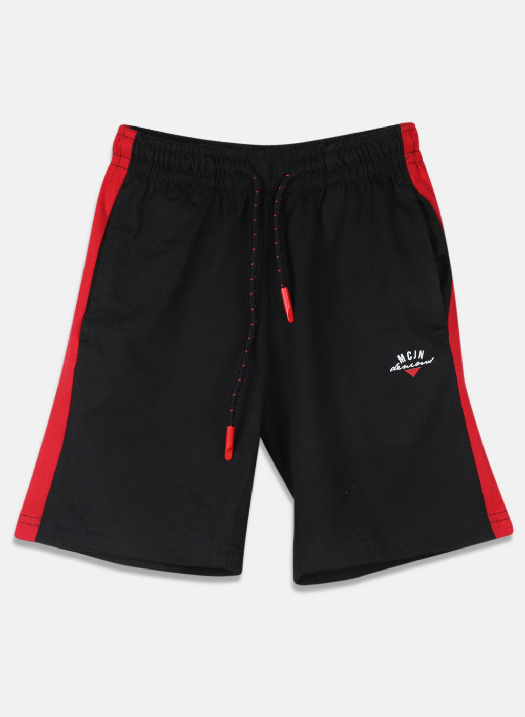 Boys Black Plain Bermuda