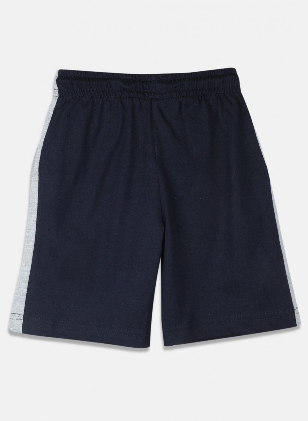 Boys Navy Blue Plain Bermuda