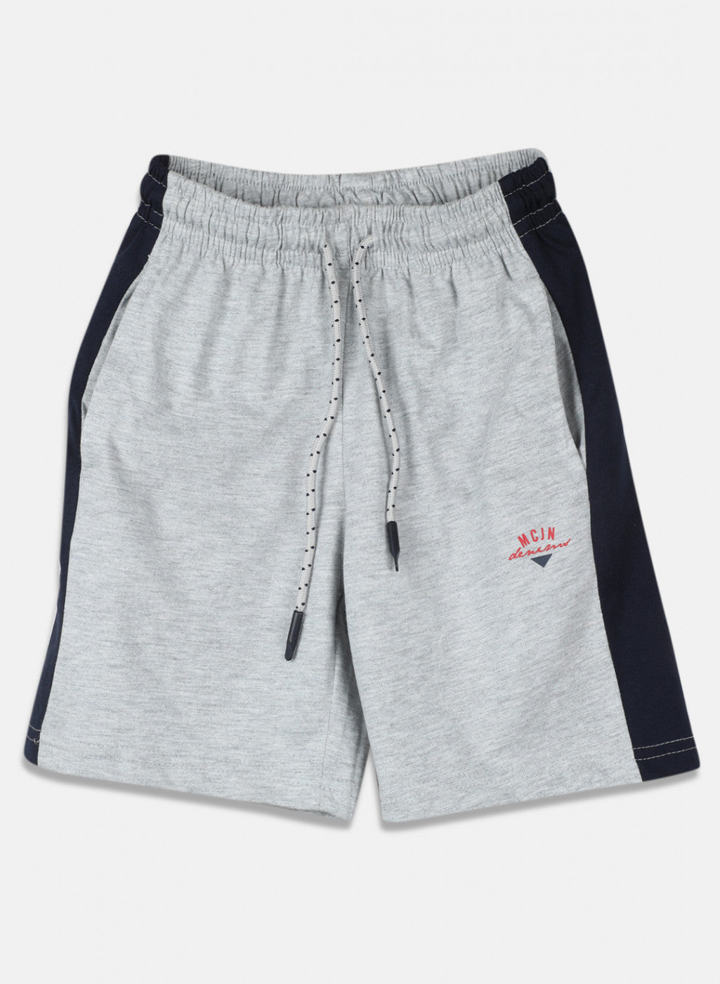 Boys Grey Plain Bermuda