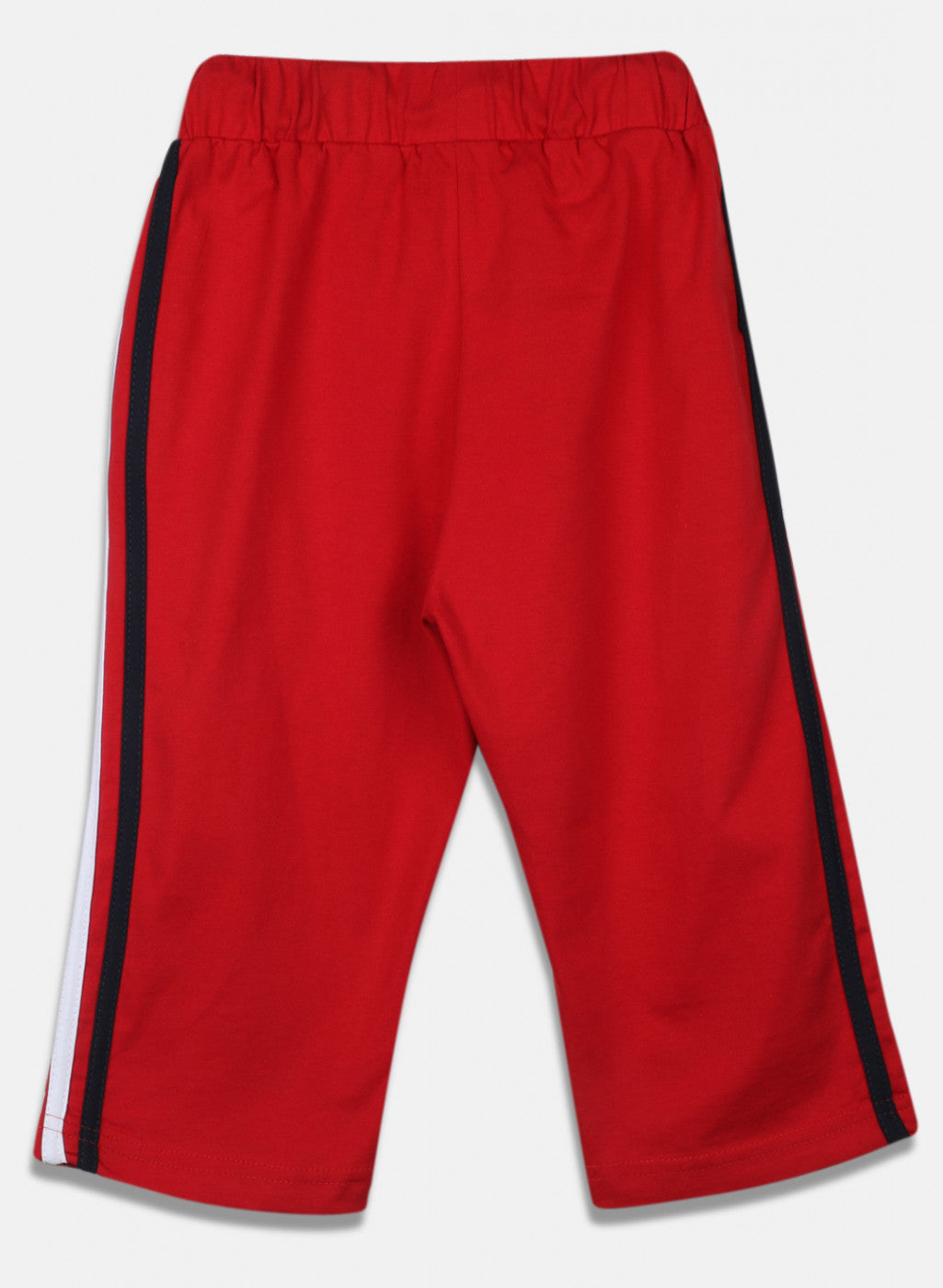 Boys Red Plain Capri
