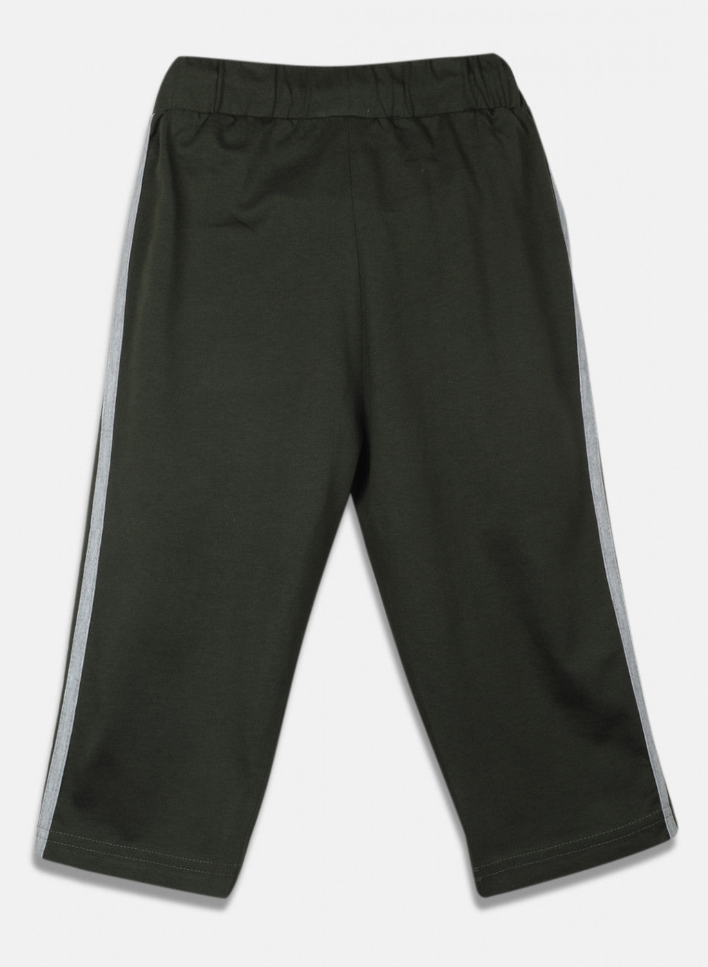 Boys Olive Plain Capri