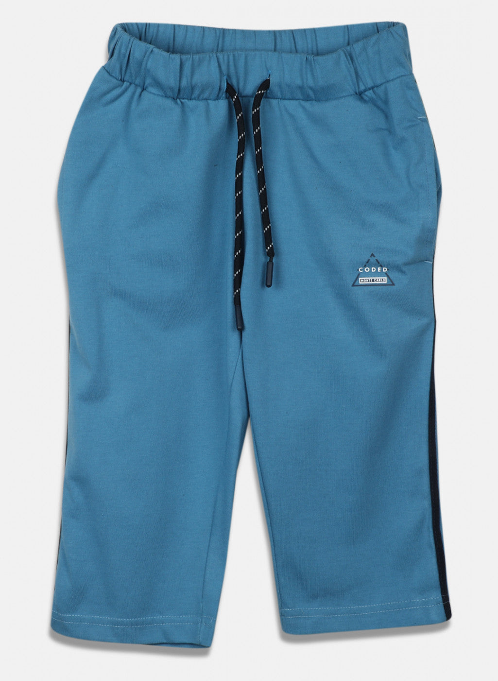 Boys Blue Plain Capri