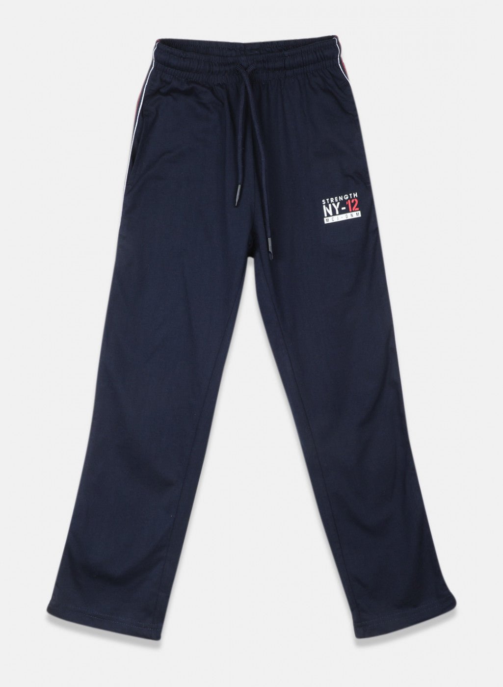 Boys Navy Blue Regular Fit Lower