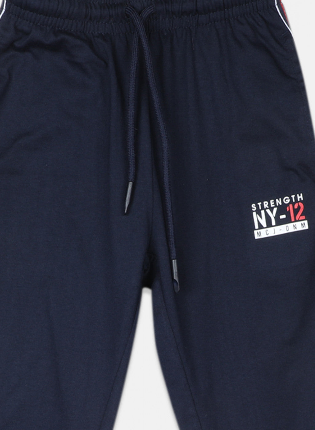 Boys Navy Blue Regular Fit Lower