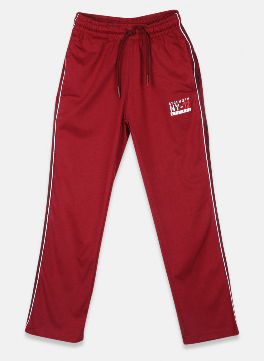 Boys Maroon Regular Fit Lower