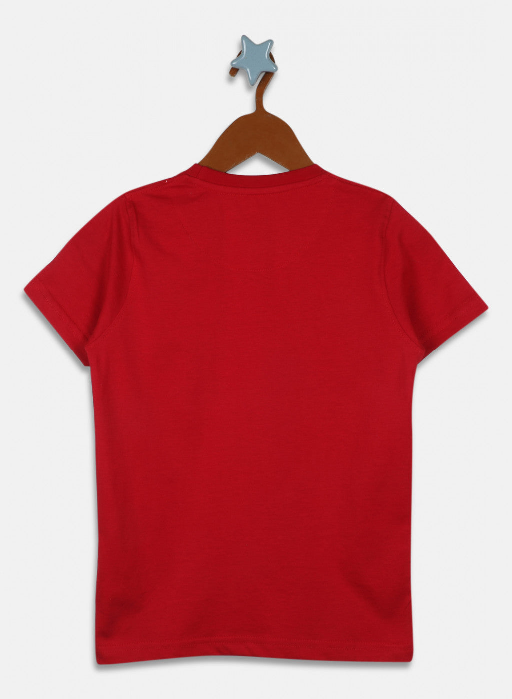 Boys Red Printed T-Shirt