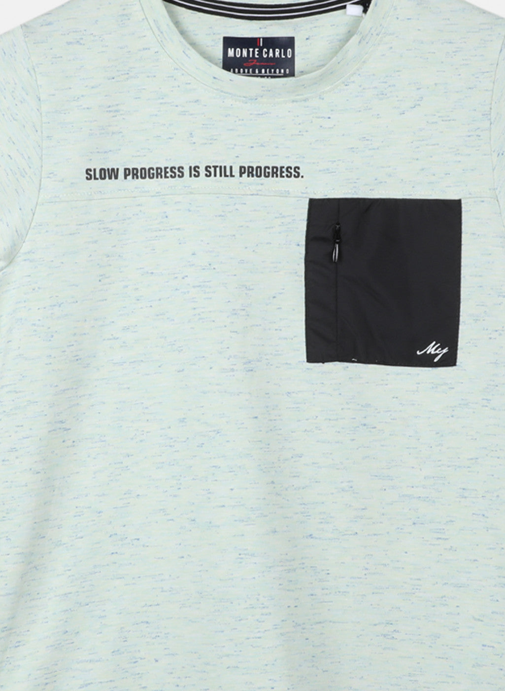 Boys Green Printed T-Shirt