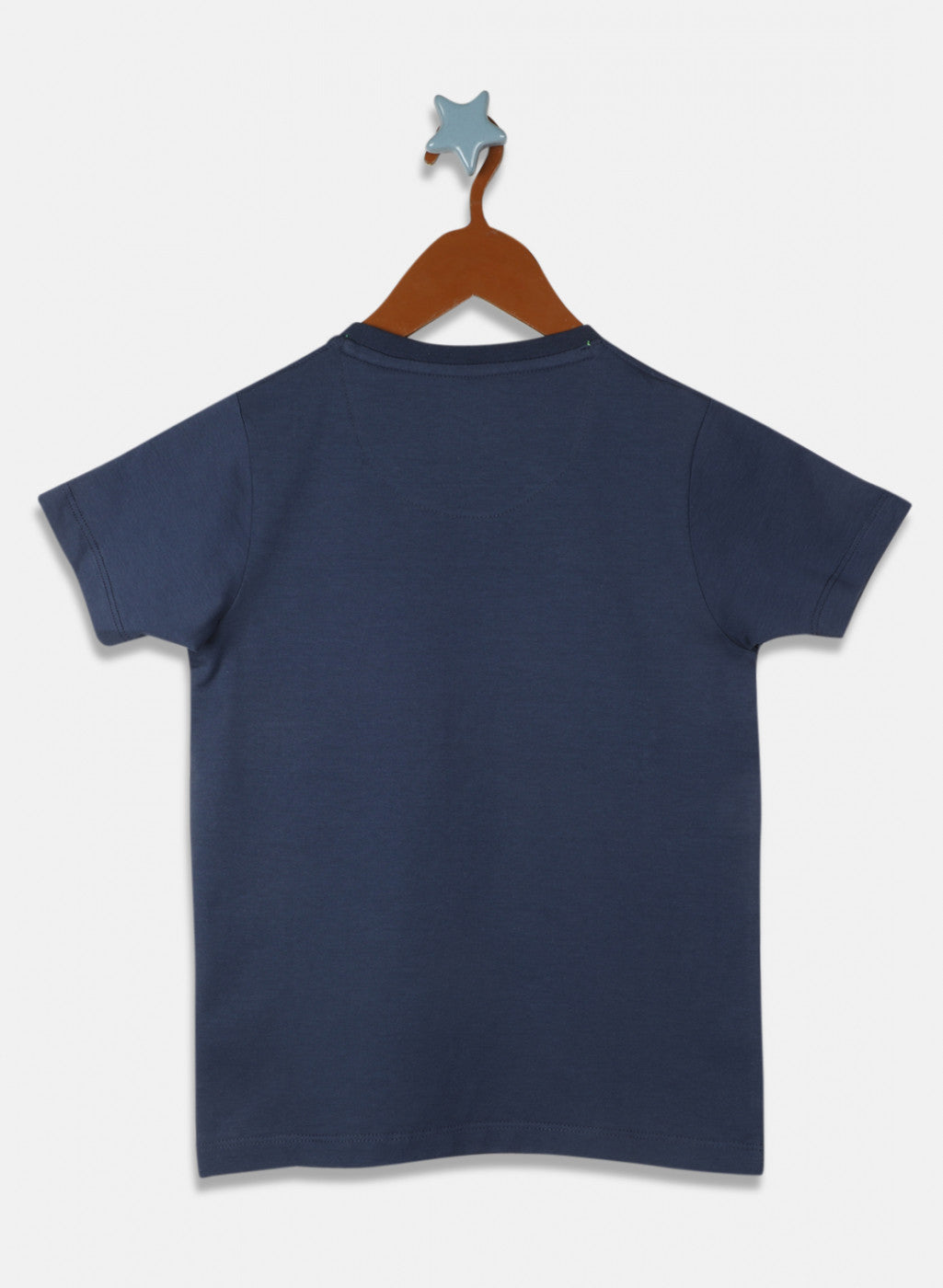 Boys Grey Printed T-Shirt