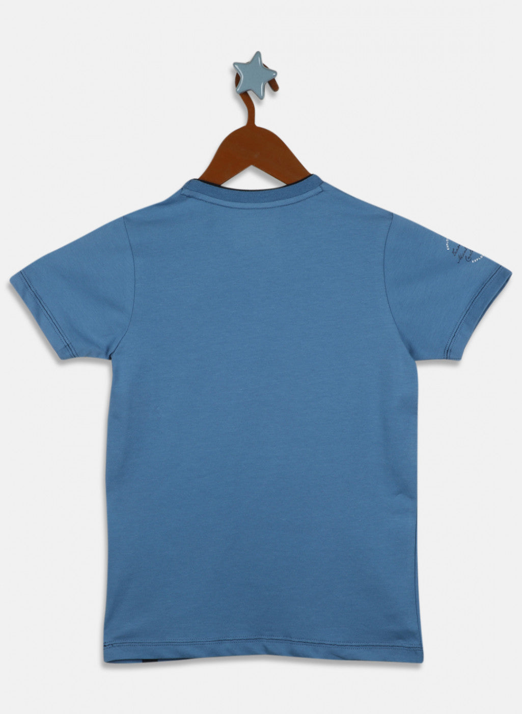 Boys Blue Printed T-Shirt