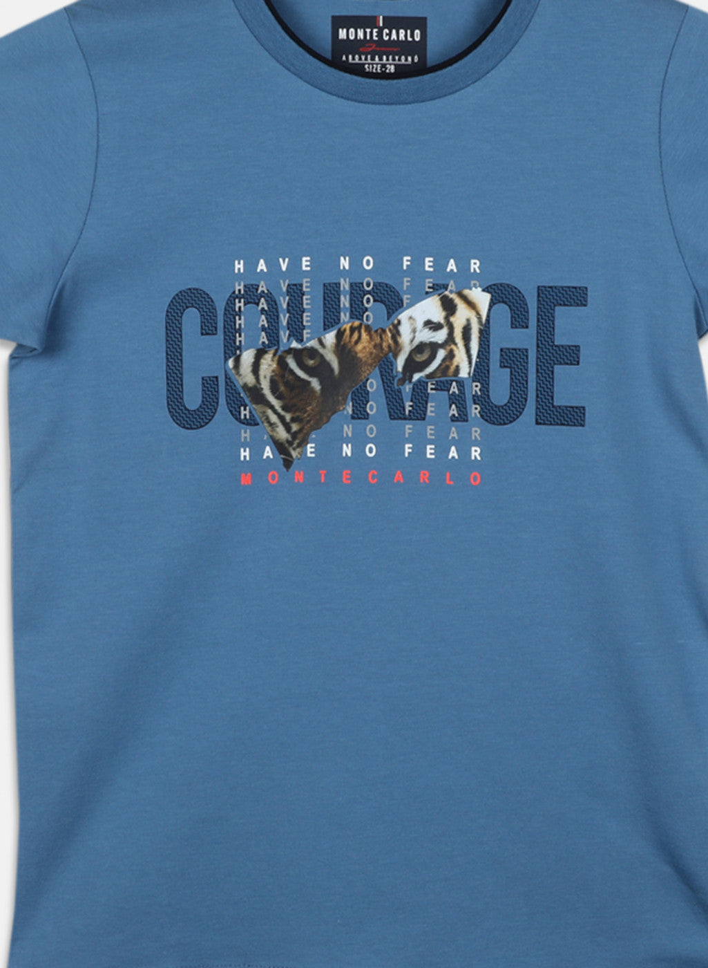 Boys Blue Printed T-Shirt