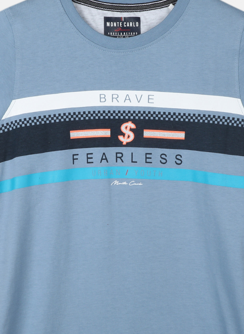 Boys Blue Printed T-Shirt