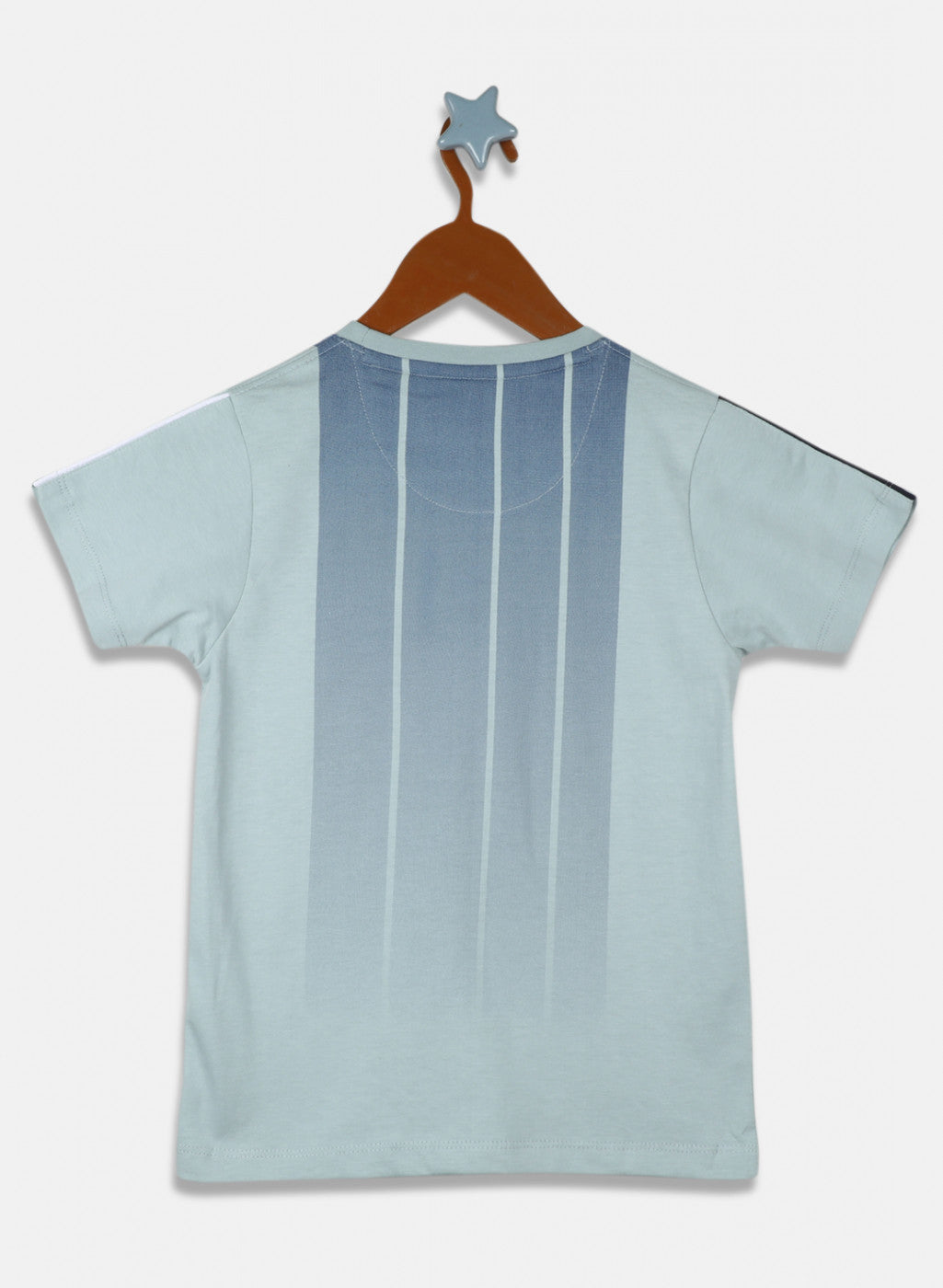 Boys Blue Printed T-Shirt