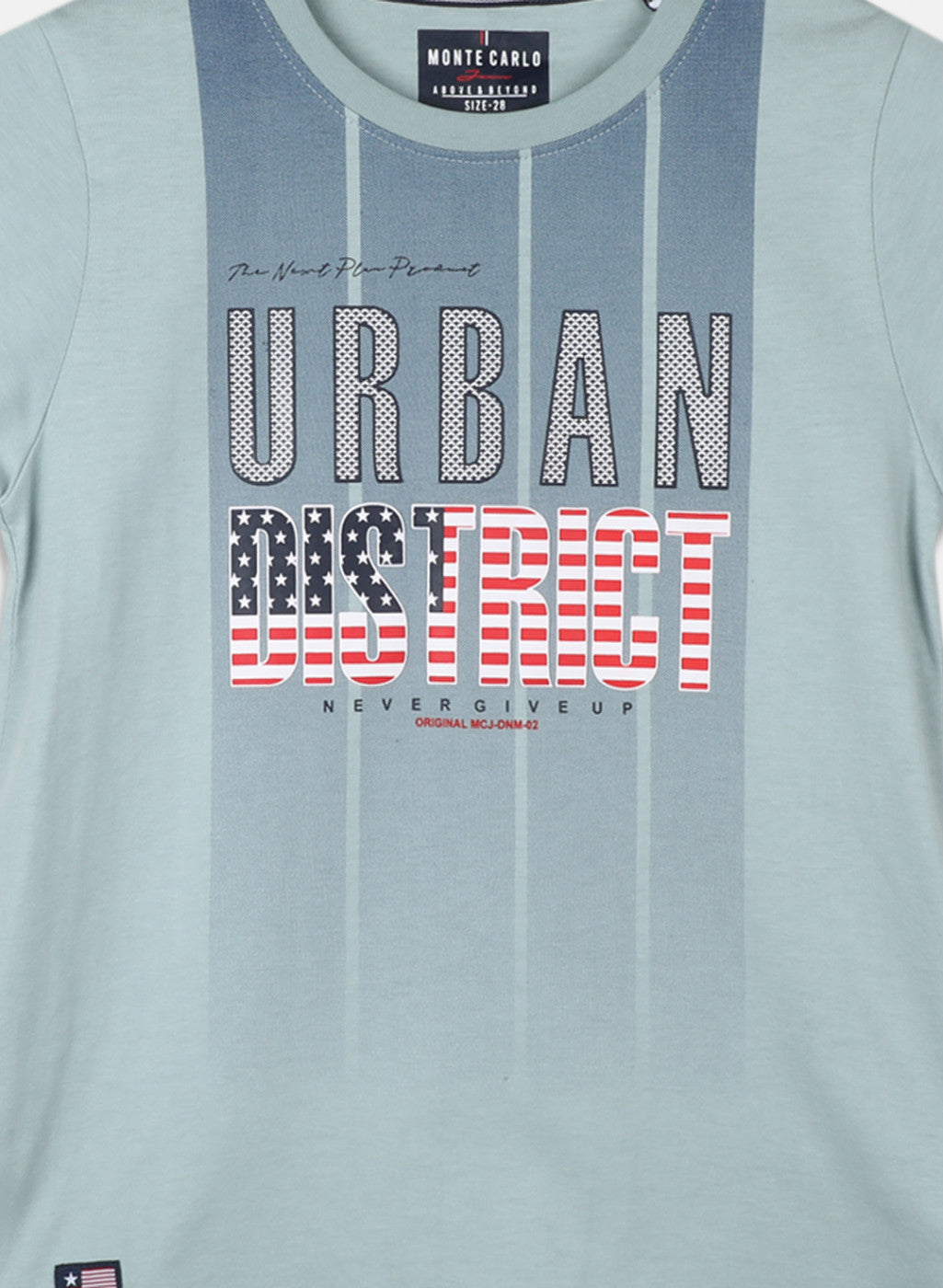 Boys Blue Printed T-Shirt