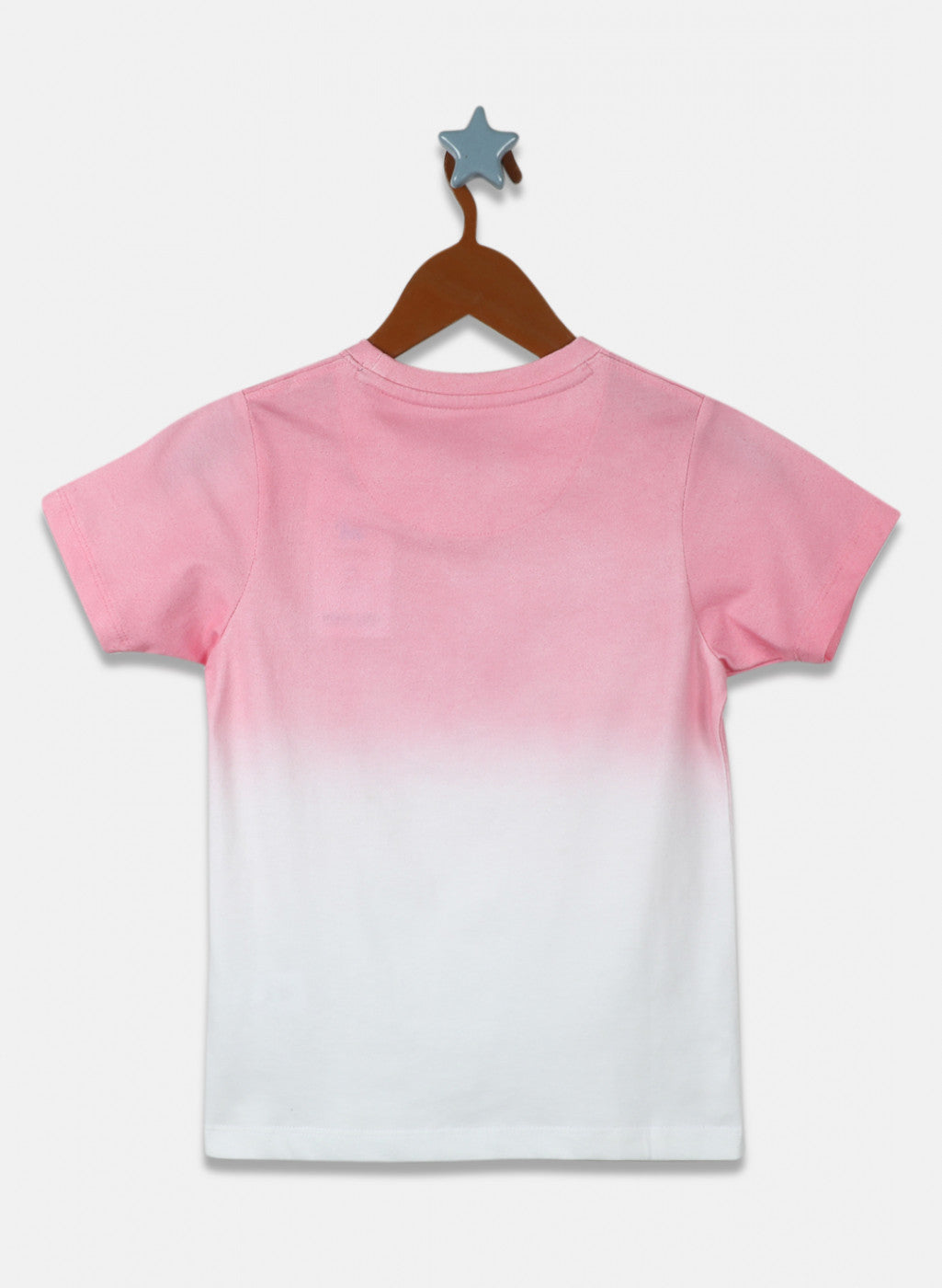 Boys Pink Printed T-Shirt