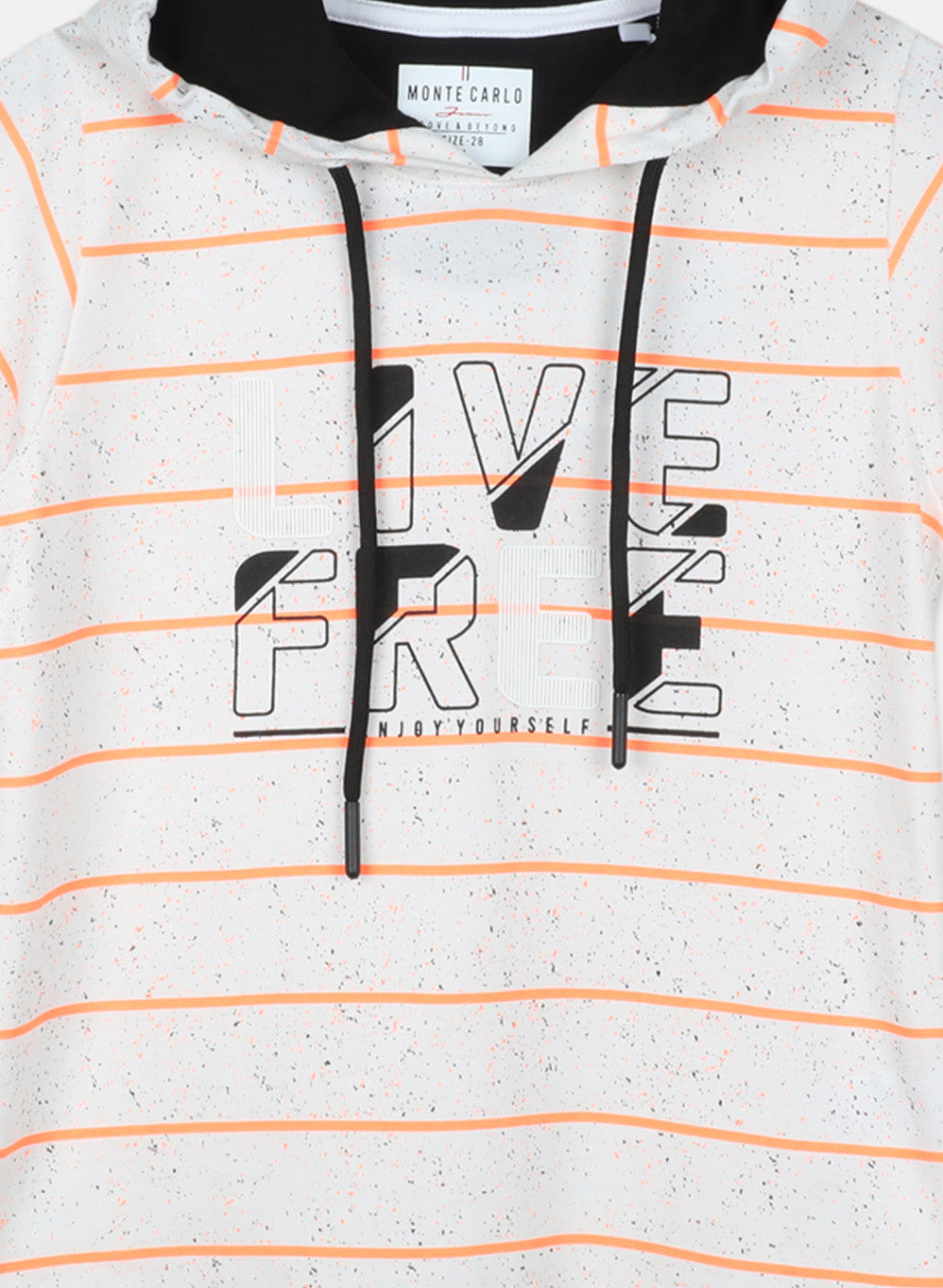 Boys Off White Printed T-Shirt