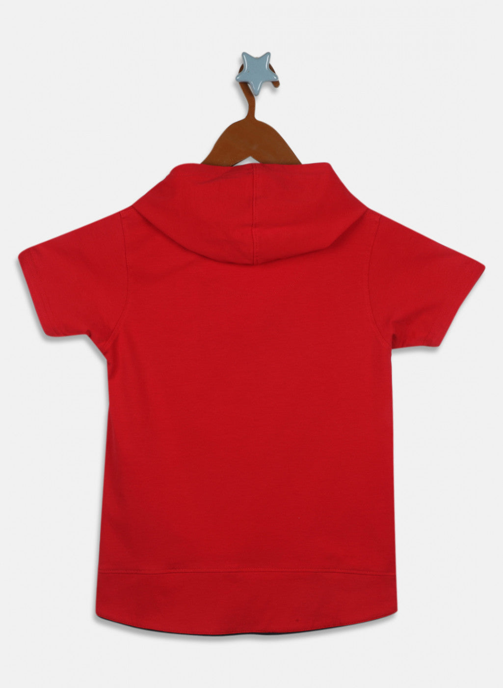 Boys Red Printed T-Shirt