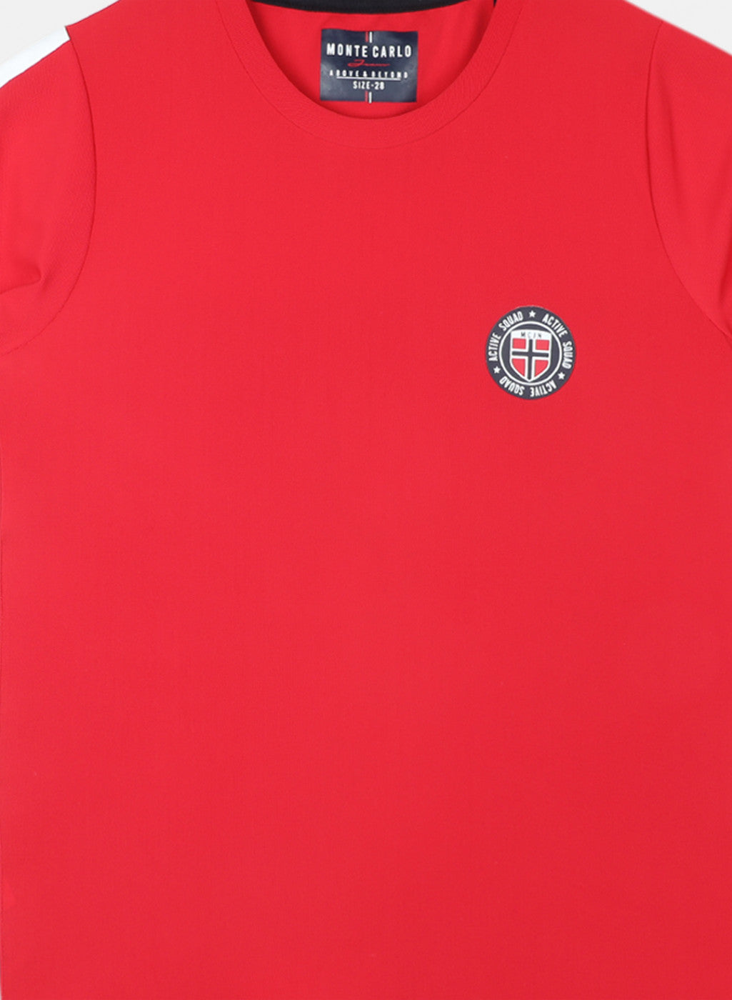 Boys Red Printed T-Shirt