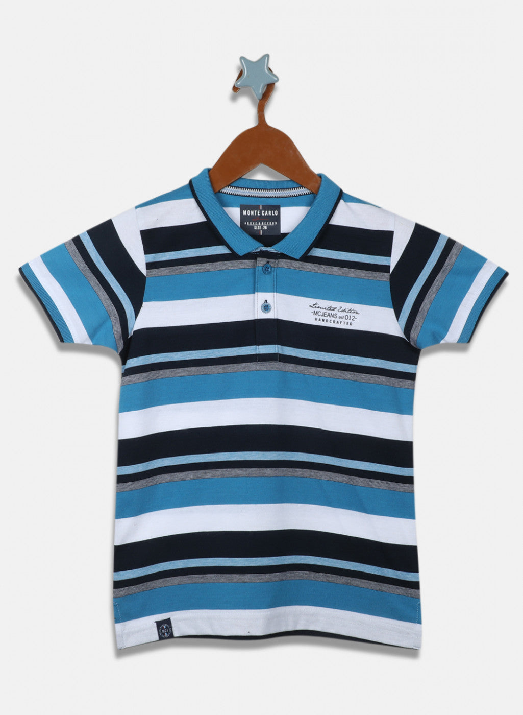 Boys Blue Stripe T-Shirt