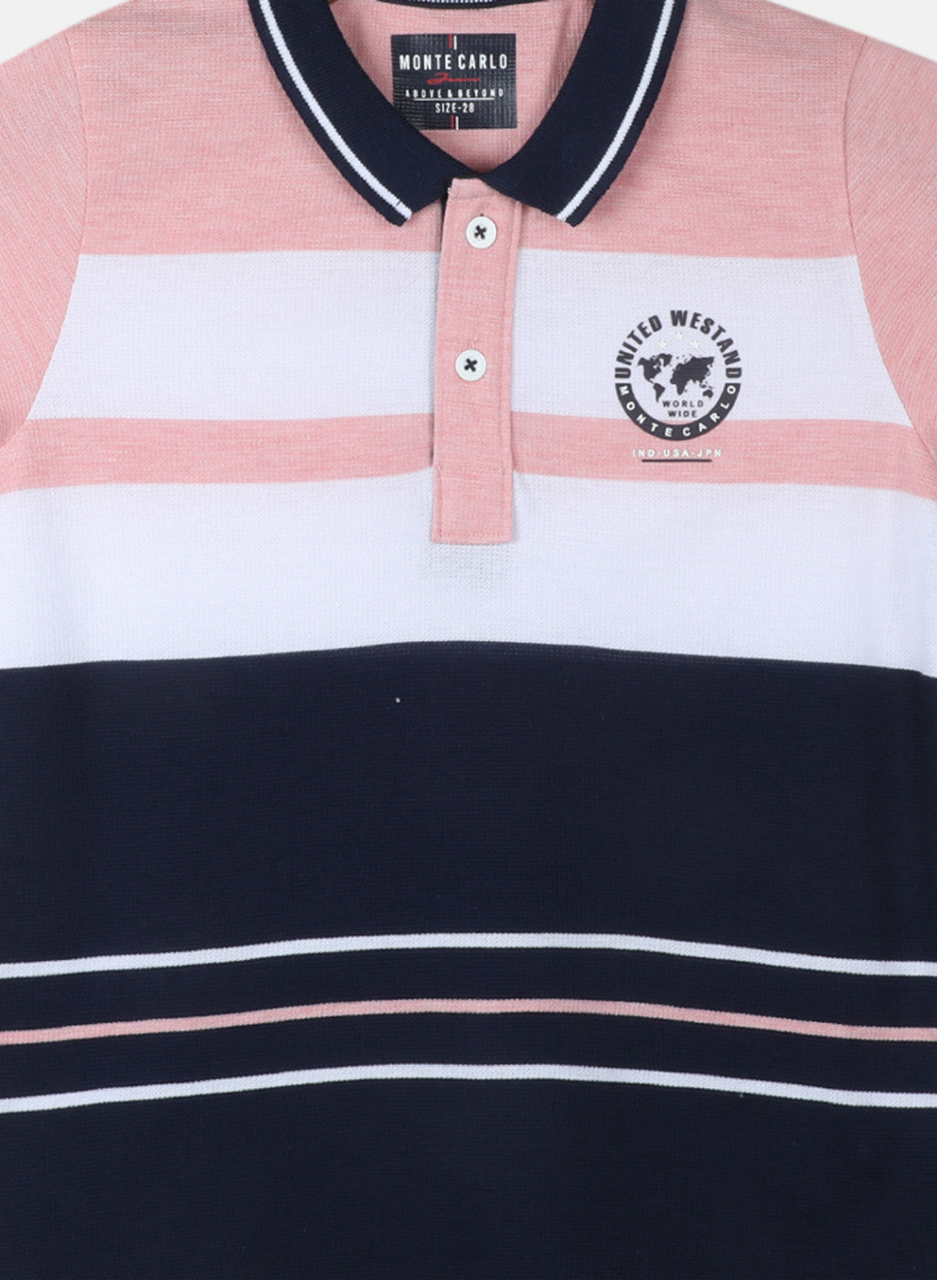 Boys Pink Stripe T-Shirt