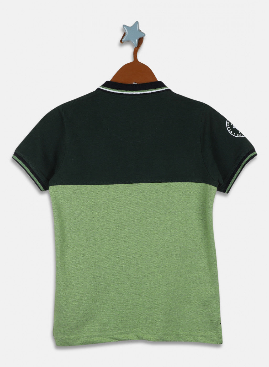 Boys Green Printed T-Shirt