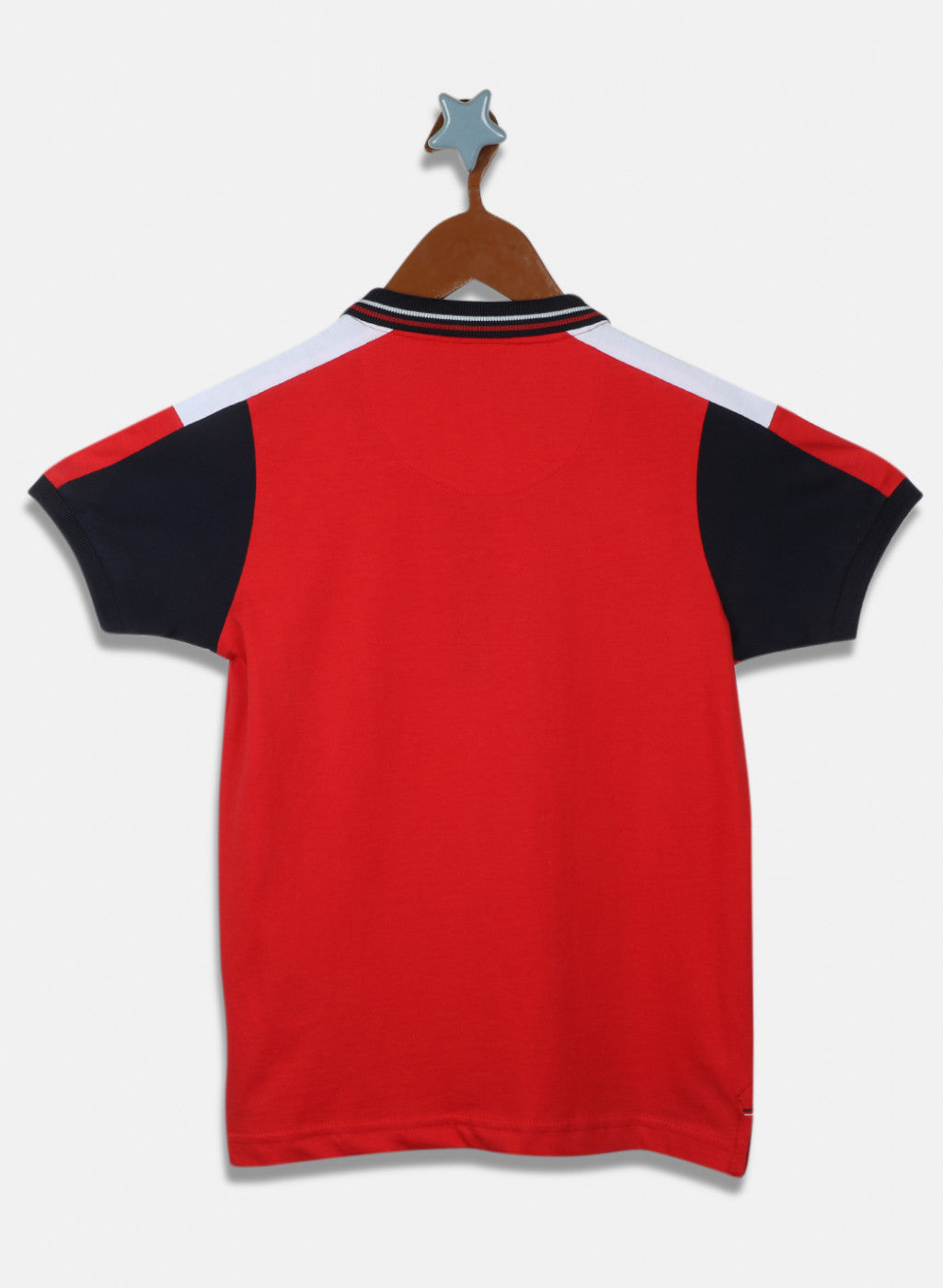 Boys Red Printed T-Shirt