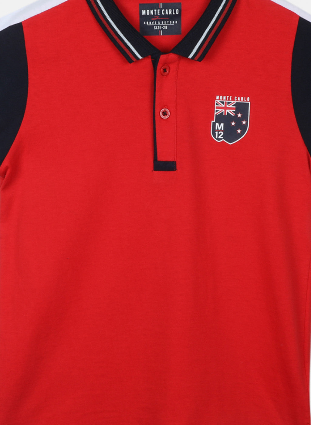 Boys Red Printed T-Shirt