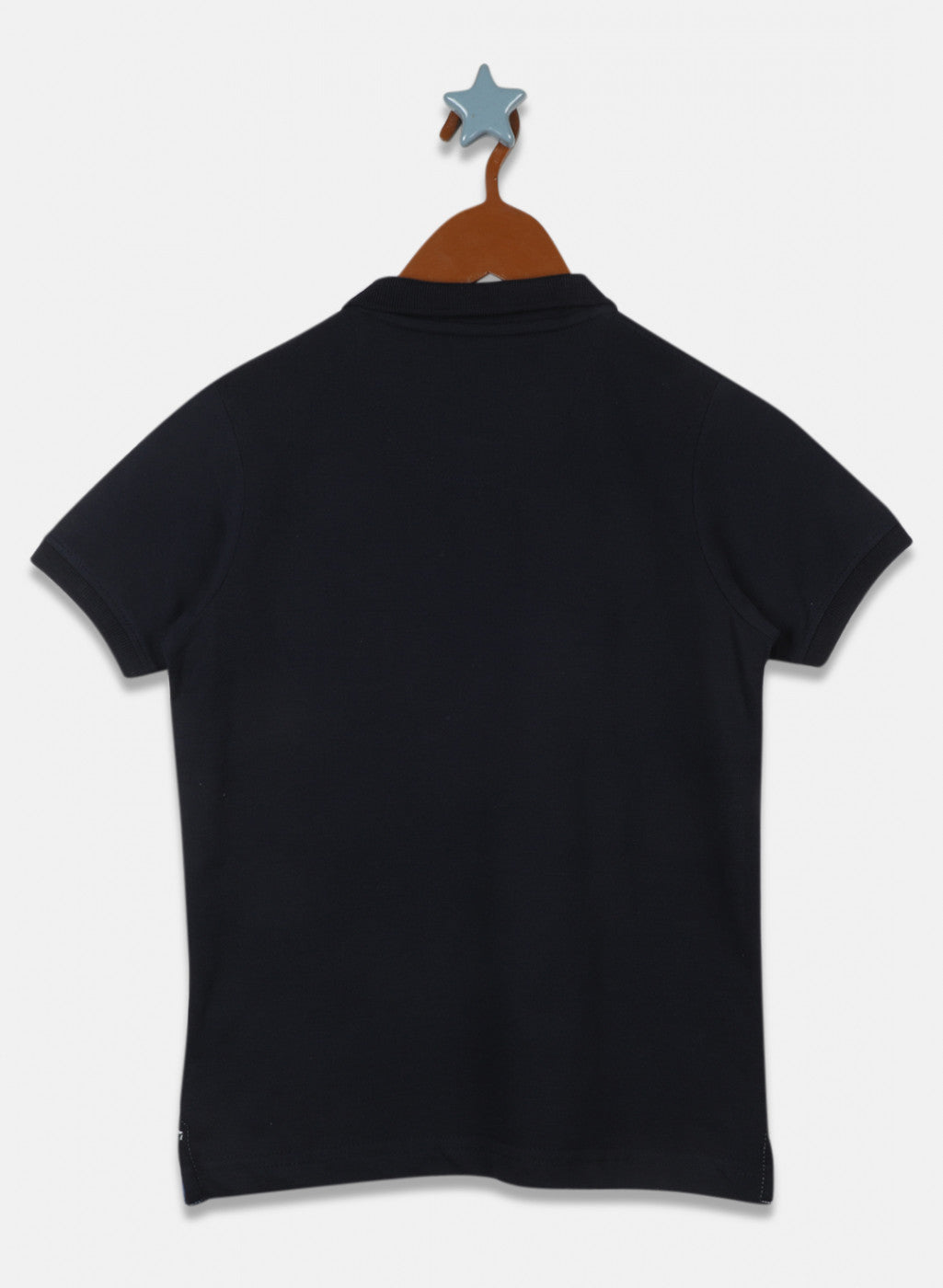 Boys Navy Blue Printed T-Shirt