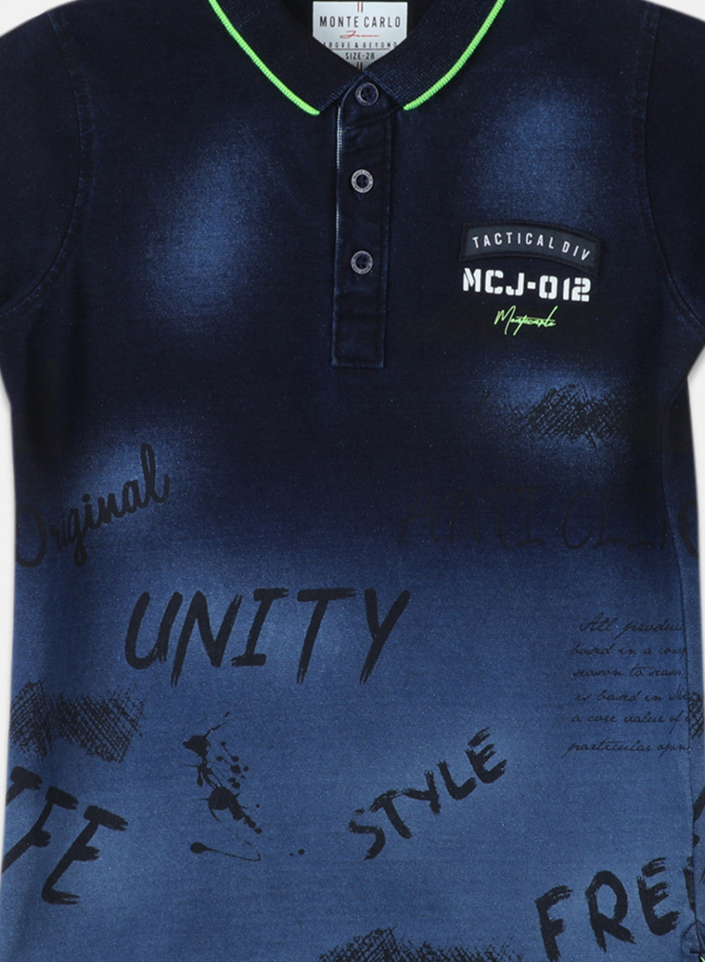 Boys Blue Printed T-Shirt