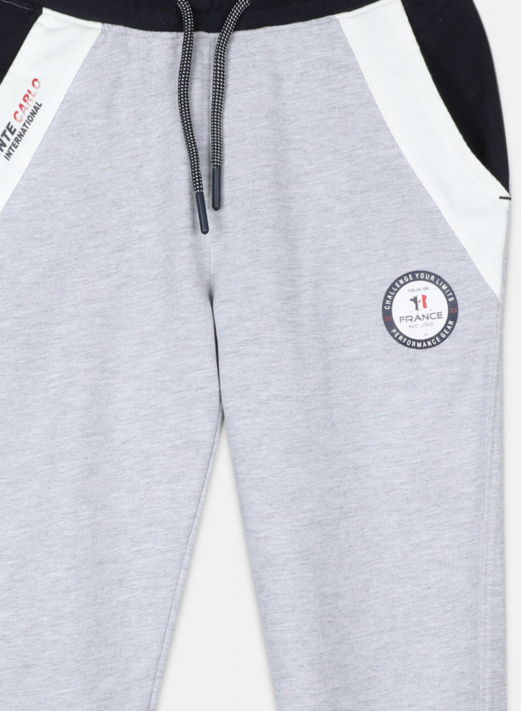 Boys Grey Printed Capri