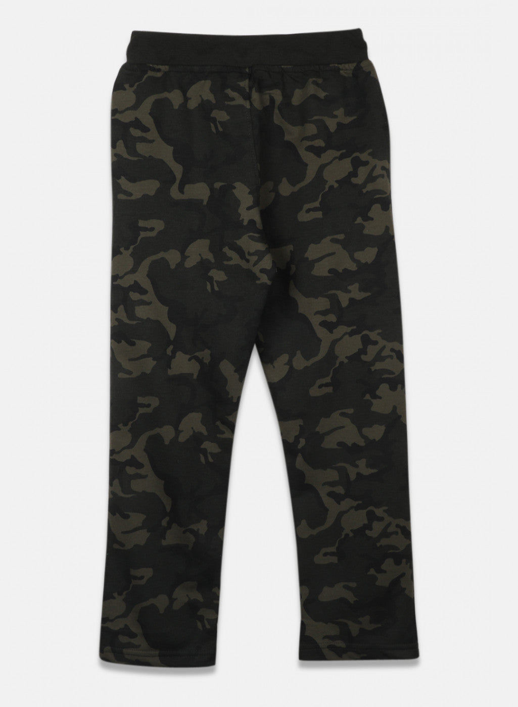 Boys Olive Printed Lower