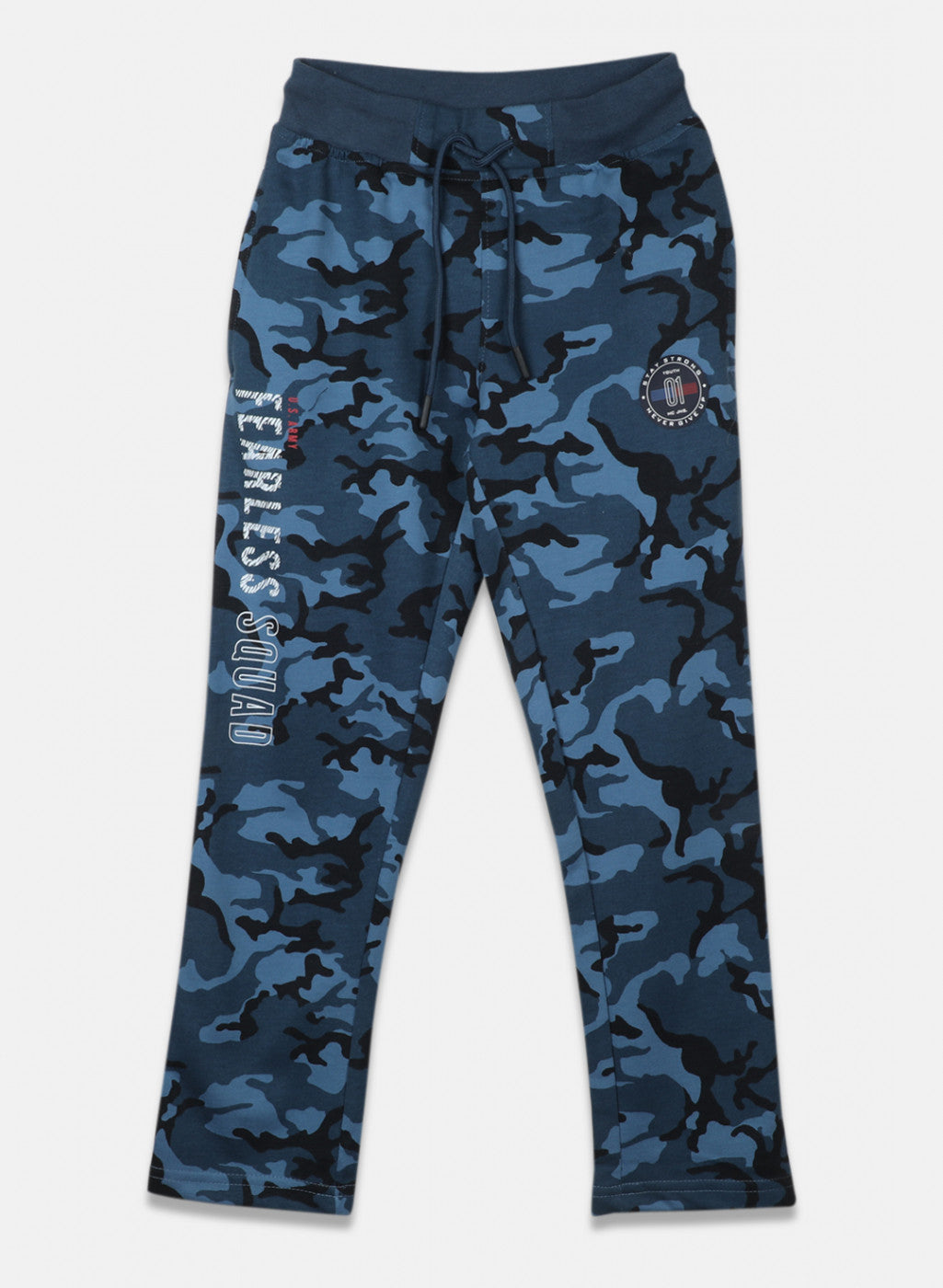 Boys Blue Printed Lower